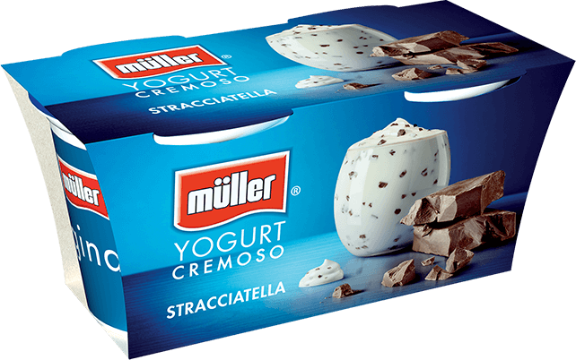 Yogurt Stracciatella 2 x 125 Muller